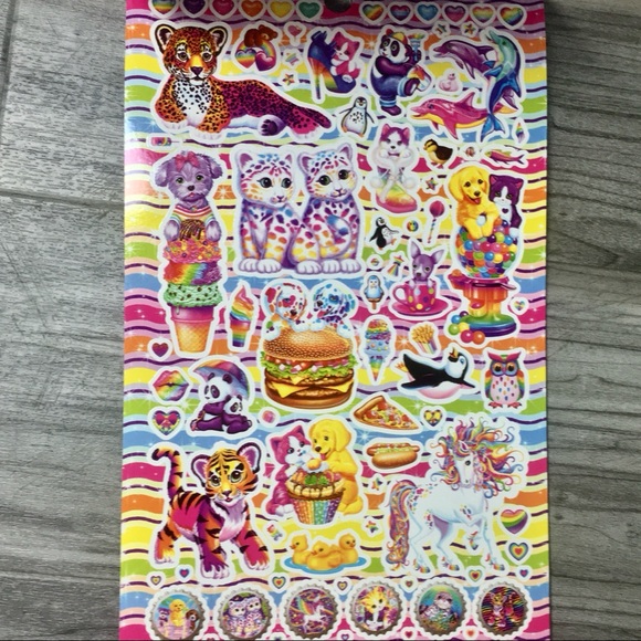 🏷 LISA FRANK 600 Piece Stickers Y2K 90s - Picture 2 of 6